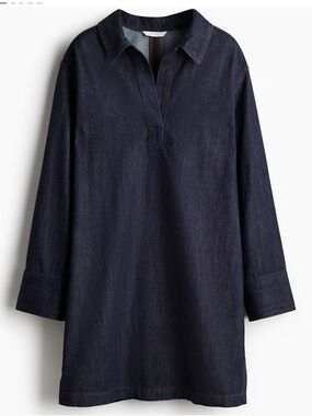Denim H&M Shirt Style Dress
